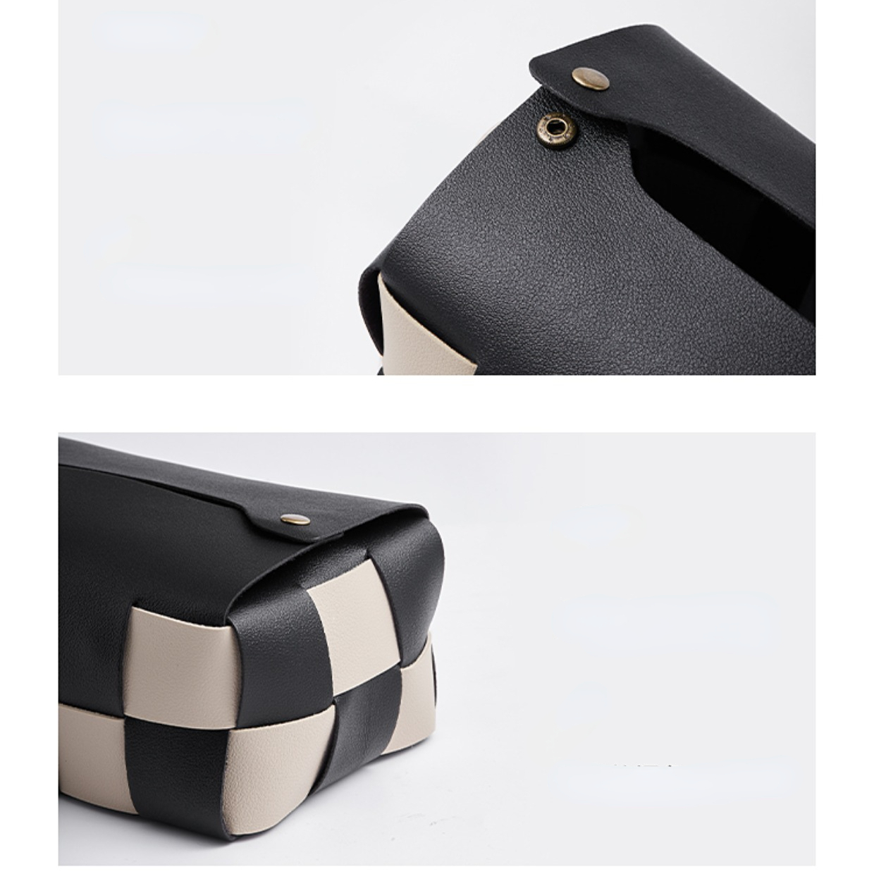 Checkerboard-Woven-Tissue-Box-PU-Leather-Napkin-Case-Living-Room-Office-Desktop-Home-Decoration-Creative-Paper-5